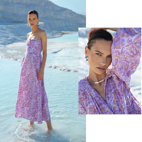 Lusana Dresses & Skirts - Lusana strapless dress
